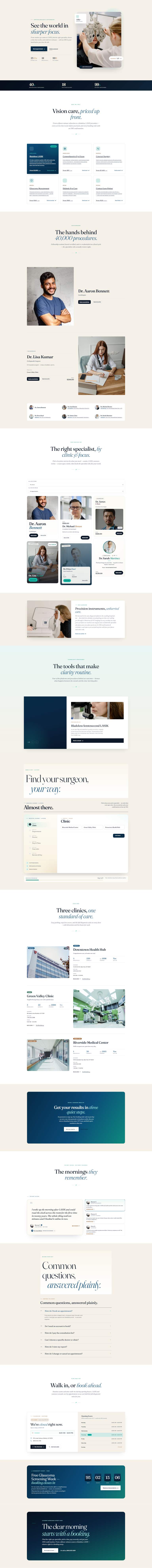 ClearView Eye Care template