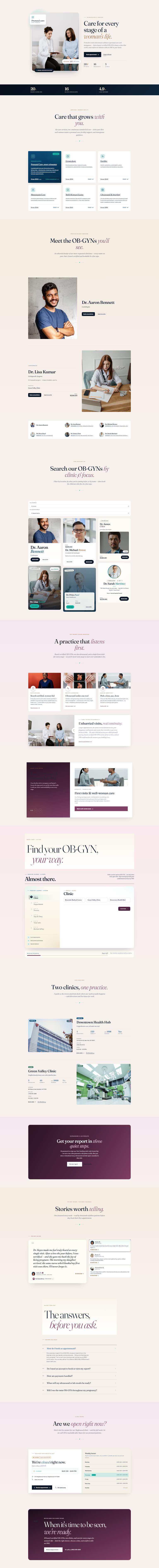 Women's health template